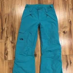 The North Face Hyvent Turquoise Blue Ski Pants